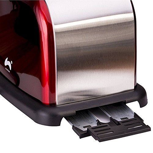 Als Direct Ltd ? groß Schnell kochen Dome Wasserkocher + 2 Slice Toaster breit Slot Set – rot - 4