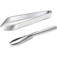 YFOX Edelstahl Zangen Küchenpinzette Fischgräten menschlichen geformten Zangen Haarspangen und Fischschuppen Schaber