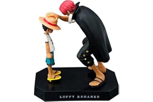 LKNBIF One Piece Figures, Luffy Juego de Figuras, Luffy Shanks Figura Decoración para Tartas Figura de Acción de Anime Cake Topper Colección Collectibles de Adornos Escritorio Cake Decoration