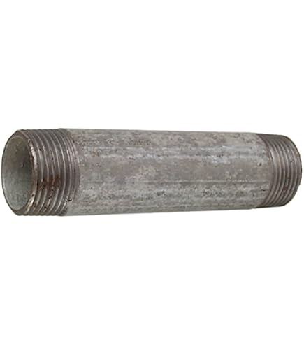 25 Nippli Tubo In Acciaio Nero 1/2" X Close Schedule 40 A53 NPT - N2040011