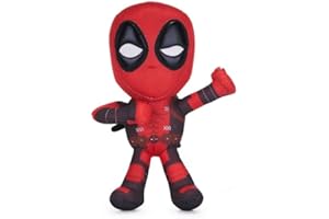 UKTOYWORLD Marvel Plush Deadpool & Wolverine 12 Inch Thumbs Up Soft Toy 30cm Deadpool Soft Toy