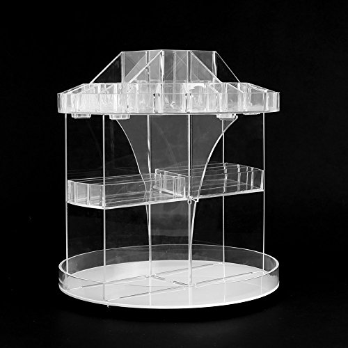 Amzdeal 360°Kosmetik Make Up Organizer Aufbewahrung Ständer Kosmetikbox Kosmetikständer - 4