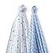 SwaddleDesigns SwaddleDuo, Chic Chevron Duo (Set of 2 in Blue)