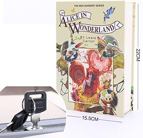 Secret Book Safe Hidden Book with Key Lock Anti-Theft Safe Secret Box/Money Hiding Box/Collection Box