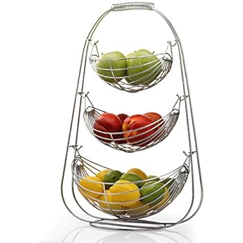 FRUITWALL - Obstregal zum Aufhängen I Obst Hängekorb I Obstschale