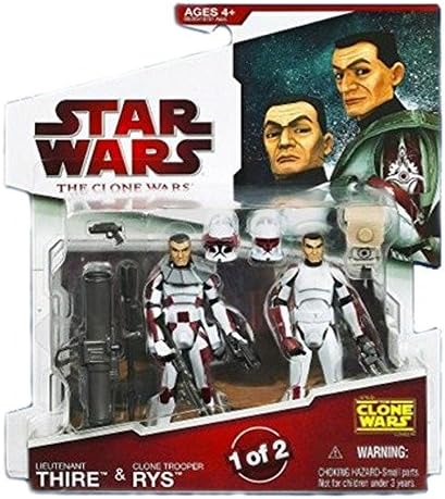 Hasbro SW 16724 - Star Wars - Exclusive Lieutenant Thire & Clone Trooper Rys Twin Figure Pack