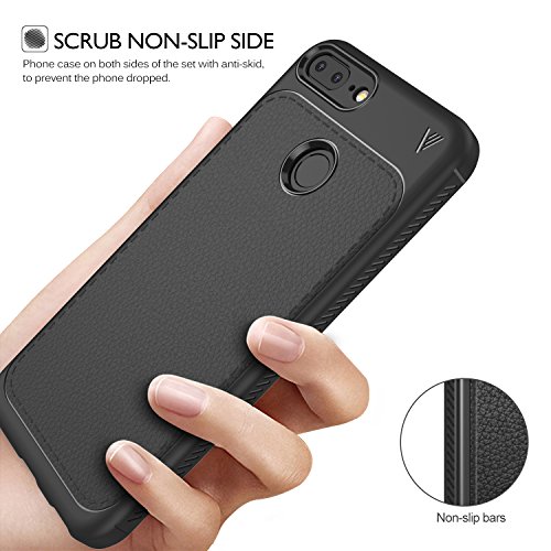 Honor 9 Lite Cover, iBetter Honor 9 Lite custodia,ultra protettiva,Resilient assorbimento,Sento comodo,per Huawei Honor 9 Lite.(Nero)