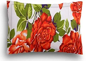 Home Elite Designer Printed 2 Piece Cotton Pillow Cover Set - 17 x 27, Multicolour