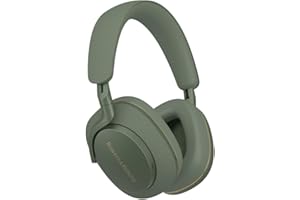 Bowers & Wilkins PX7 S2e Noise Cancelling Wireless Over Ear Headphones with Qualcomm aptX™ Adaptive & Quick Charge, 30 Hours of Playback and Six Built-In Microphone - Forest Green