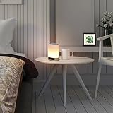 LUCKYKS drahtlos Bluetooth Lautsprecher Lampe Tragbare Nachttischlampe Wake-Up Light Touch Control Lampe Nachtlicht mit mehrfarbigem und dimmbarem Lichter (weiß) - 2