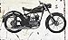 Produktbild MZ RT125 1956 Aged Vintage Sign Aluminium Print A3