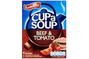 Batchelors Cup A Soup Beef & Tomato - 88g - Pack of 4 (88g x 4) by Batchelors