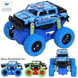 Lucid Die Cast 4X4 Off Metal Road Car with Shock Absorbers. (Blue Color,12X9X8 cm)