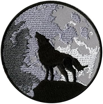 Extreme Largeness Howling Wolf Patch 7x7cm