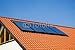 Produktbild Alu-Dibond-Bild 140 x 90 cm: "Wohnhausdach mit Solarkollektoren", Bild auf Alu-Dibond
