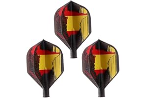 CUESOUL TERO AK4 Dardos Forma estándar con patrón Exquisito, Juego de 3 Piezas