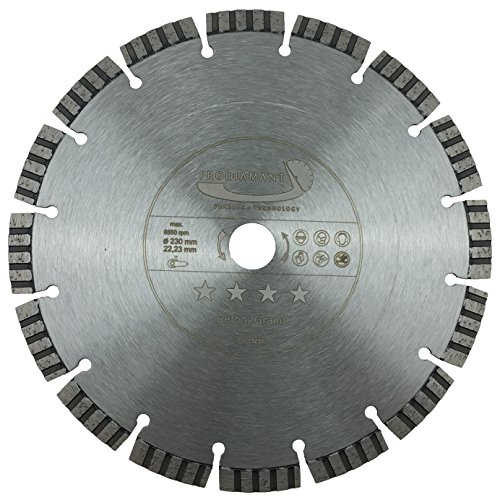 Prodiamant Premium Diamant-Trennscheibe Beton Laser 230 mm / 22,2 mm, grau, PDX821.711 230mm