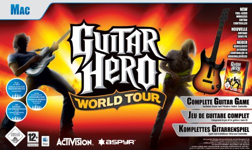 Preisvergleich Produktbild Guitar Hero World Tour (inkl. wireless Gitarrencontroller)