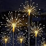 solar sternenhimmel Solarbetriebene Sternen-Lichterkette schaltet sich automatisch ein, wenn es dunkel ist und schaltet sich tagsüber aus, Solarleuchten werden keine Batterie oder Strom benötigt, laden durch Sonnenlicht, kann bis zu 10 Stunden oder mehr arbeiten, wenn sie voll aufgeladen ist.