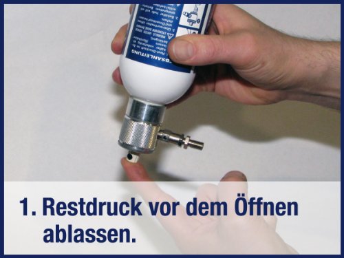 Rotek wiederbefüllbare Sprühflasche inkl. 4 Düsen – einfach Mittel einfüllen, mit Druckluft befüllen und sprühen - 2