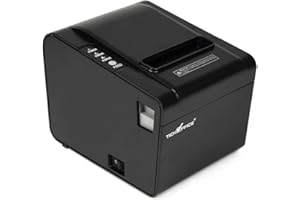 Tickoffice Stampante termica 80 mm di rete per comande, ricevute 250m/s con taglierina automatica USB LAN ethernet seriale per ristoranti, pizzerie,centri scomesse - Rp326 windows mac android
