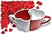 Produktbild PREMIUM Hochwertige Becher "In Love" (2 Stück) Liebe Jubiläum Hochzeit Valentinstag Muttertag - Tasse Kaffetasse Teetasse