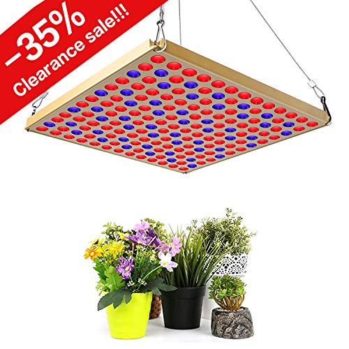 TOPLANET Lampara de Cultivo 45W LED para Plantas Grow Light 169pcs LED Azul Rojo para Interior/Invernadero/Hydroponic Planta Crecimiento