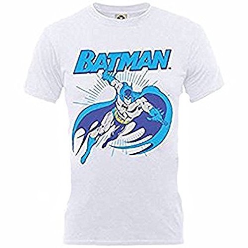 Batman-Leap-Offizieles-Damen-T-Shirt-Wei-Medium