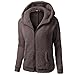 Produktbild UFACE Damen Winter Parka mit Kapuze Pullover Mantel Warmer Wolle Reißverschluss Mantel Jacke Solide Pelzkragen Dicker Dünner Lange Winter Parka Mantel (Kaffee, XS)