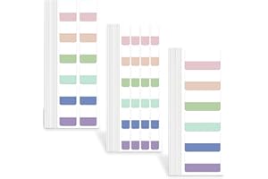 FENQURO 420 Pcs onglets adhésifs, marque page adhesif, onglets de fichiers enregistrables et repositionnables pour pages de livre ou marqueurs