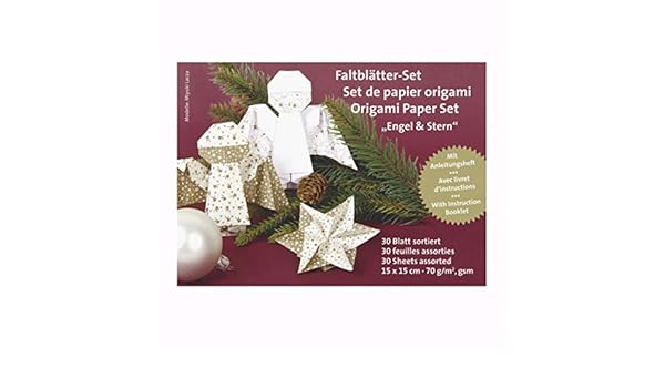 Weihnachtsbaum Schmuck Aus Papier Selber Falten 4 Einfache