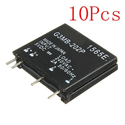 Preisvergleich Produktbild Bluelover 10Pcs G3Mb-202P Dc 5V Festkörper-Relais-Modul