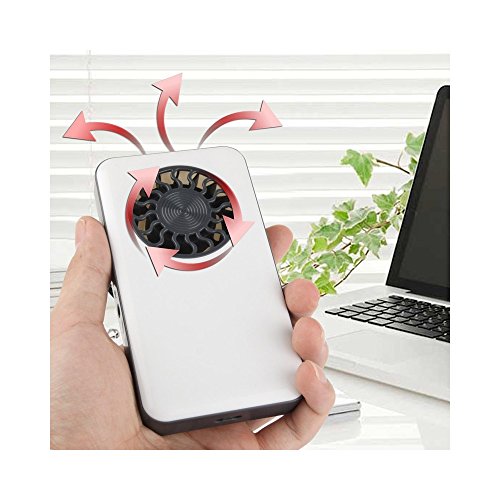 Preisvergleich Produktbild Ventilateur portable silencieux ultra-mince (blanc)