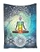 Produktbild Indian Tapisserie Wandbehang Wandteppiche,Goldbeing Mandala Tuch Wandtuch Gobelin Tapestry Hippie-/ Boho Stil mit  Sign Chakra Kunstdruck als Dekotuch /Tagesdecke
