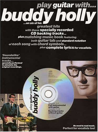 Play Guitar with Buddy Holly-Guitar Tab-Music book with Cd backing tracks