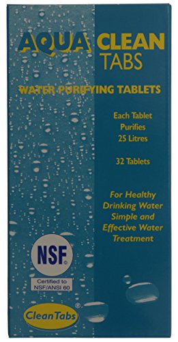 Preisvergleich Produktbild , Tabe Clean Wasserreinigungstabletten, 32 Stück, blau