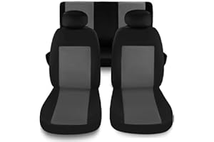 SUSY SHOP Fundas de Asientos universales para Asientos Delanteros y Traseros Suaves, cómodas, Transpirables, protección para Asientos utilitarios