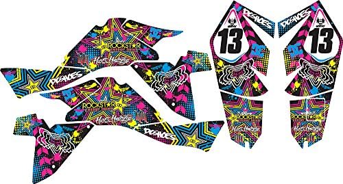 LTR 450 Colours Customised Quad Graphics Decal Sticker Kit
