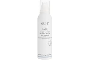 Keune Care Line Silver Savior Foam Treatment 200ml - dejar en una mousse bálsamo anti-amarillo