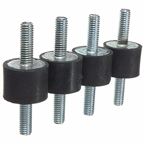 EsportsMJJ Ca. 20 Mm Ø X 15Mm Lang M6 Gummi Schwingungs Isolator Halterung Gummi Stoßdämpfer