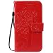 Produktbild Nancen Tasche Hülle für Motorola Moto G2 (5,0 Zoll) Flip Schutzhülle Zubehör Lederhülle mit Silikon Back Cover PU Leder Handytasche im Bookstyle Stand Funktion Kartenfächer Magnet Etui Schale