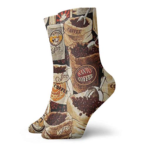 YudoHong Verschiedene kaffeebohnen Crew socken lustige neuheit dünne beiläufige Sport Komfort Arbeit 11,8