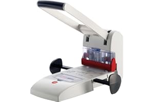 Novus 025-0488 Dziurkacz, Jasnoszary, do 200 Arkuszy (80 g/m²)