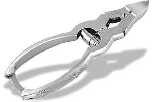 ‎INSTRUMENTENRW Nagelzange für dicke Fußnägel Profi Fußpflege Zange mit 2-facher Übersetzung aus Edelstahl 16 cm - Nagelschere mit scharfer Schnittfläche