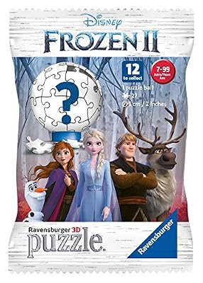 Ravensburger- Puzzle 3D 27 pièces blindpack La Reine des Neiges 2 Enfant, 4005556116829