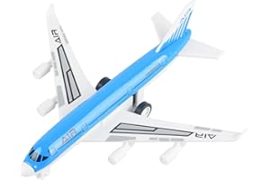 ZPLASK Aeroplane Toys, Fun Airplane Toys, Metal Pull Back Toy Aeroplane for Kids 3 4 5 6 Years Old, Die Cast Aircraft Models, Durable Toy Plane Vehicles for Boys Girls, Birthday Gifts for Kids