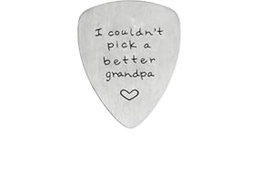 MADHAHEFU Grandpa Gifts I Couldn’t Pick A Better Grandpa & Best Grandpa Guitar Picks For Men Musicians Musical Gifts (I couldn't pick a better grandpa #1)