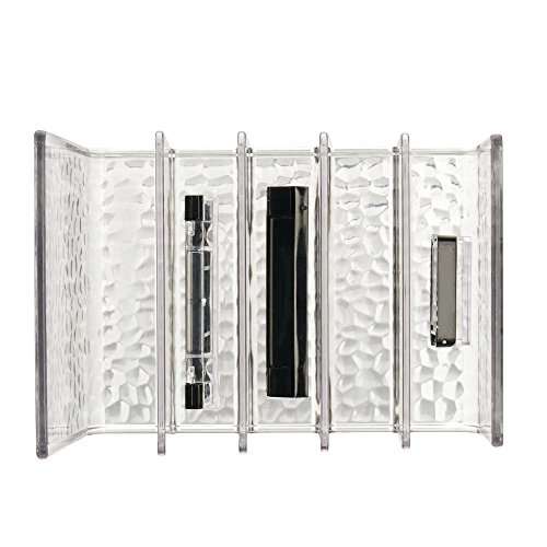 InterDesign 55150EU Rain Kosmetik-Set-Organizer für Waschtisch/Schrank, Pflegeprodukte, Plastik, clear, 10,16 x 15,24 x 7,62 cm - 5