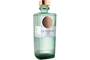 Le Tribute | Gin | 700 ml | Zitrusaromen im Geschmack | Handverlesene & von Hand verarbeitete Botanicals | Natürliche Frische