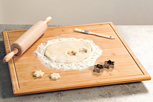 Kesper 58599 Schneide-und Abdeckplatte, Bambus, 56 x 50 cm - 3